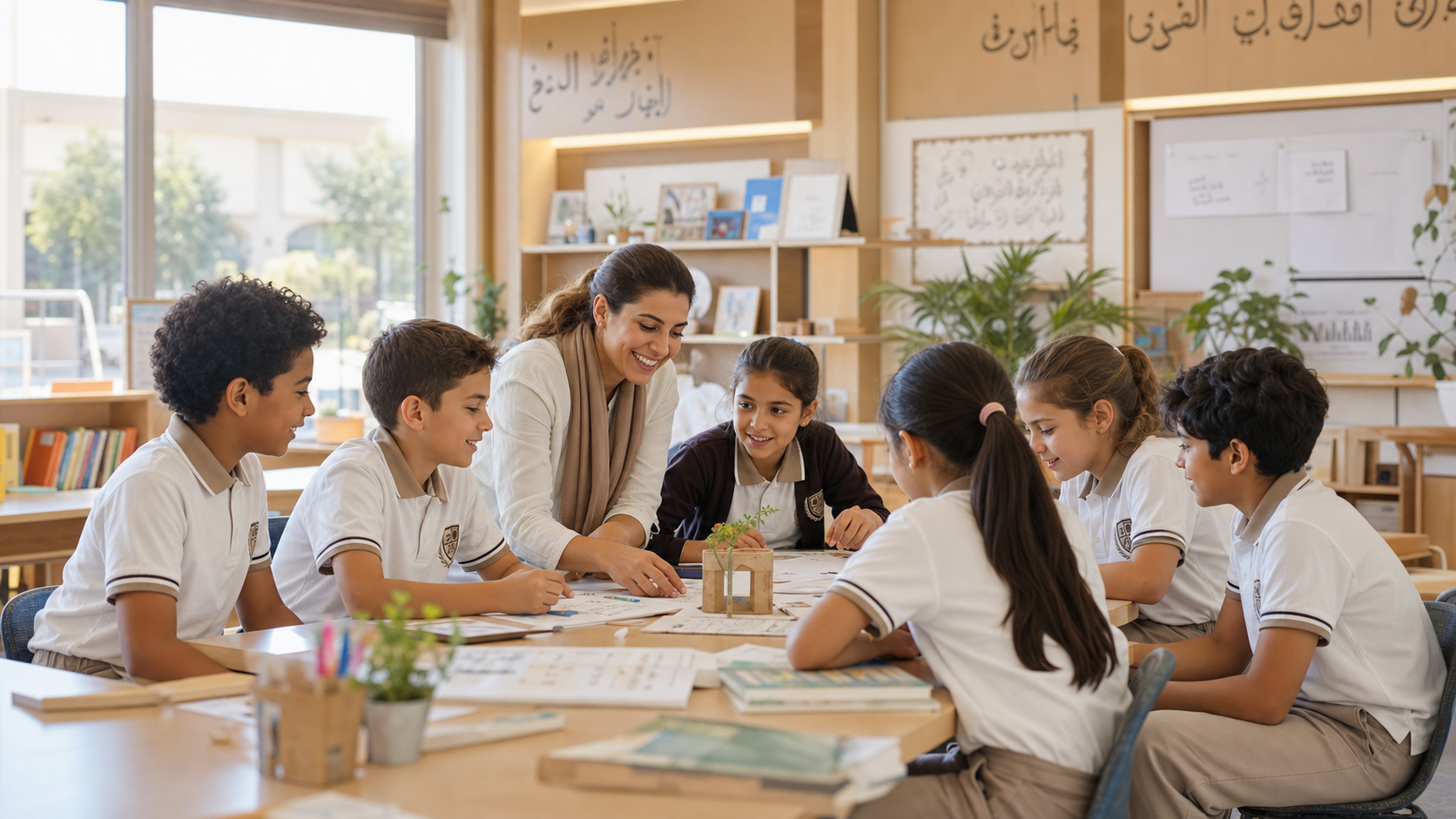 Students learning through classroom discussion